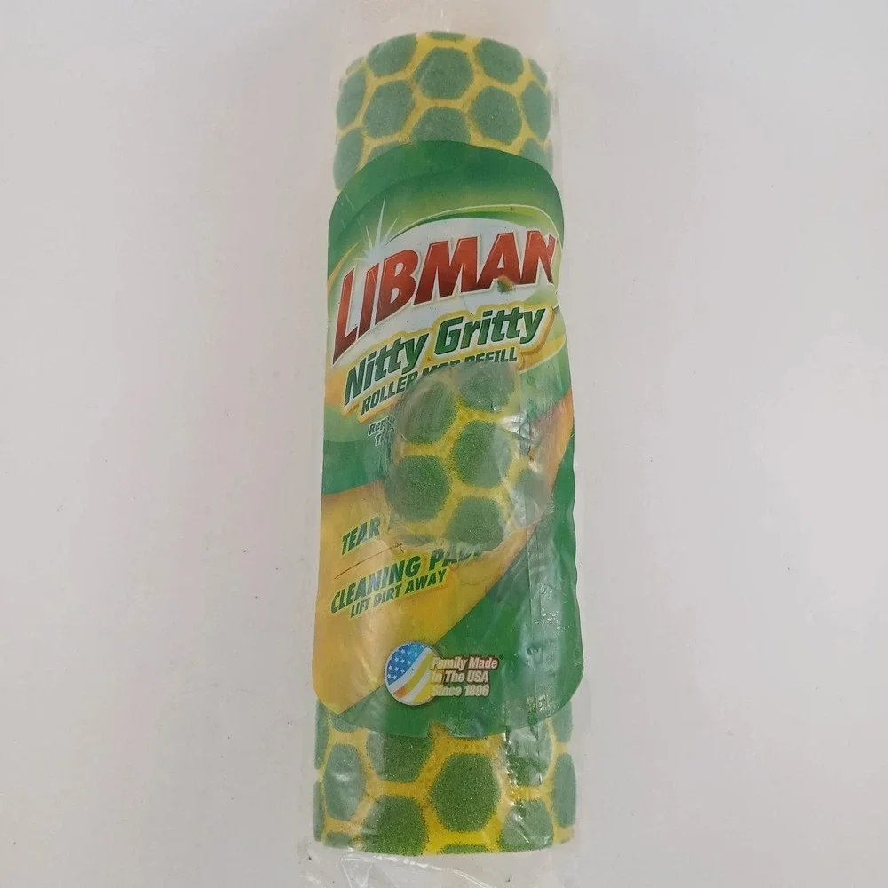 1 Libman‎ Nitty Gritty Roller Sponge Mop Refill Tear Resistant NEW